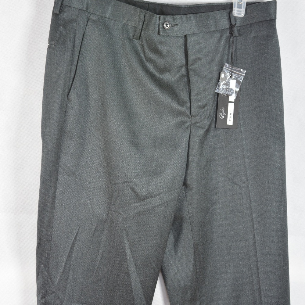 Mens Point Zero Gray Dress Pants Sz 32 NWT